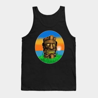 Tiki Sunset Tank Top